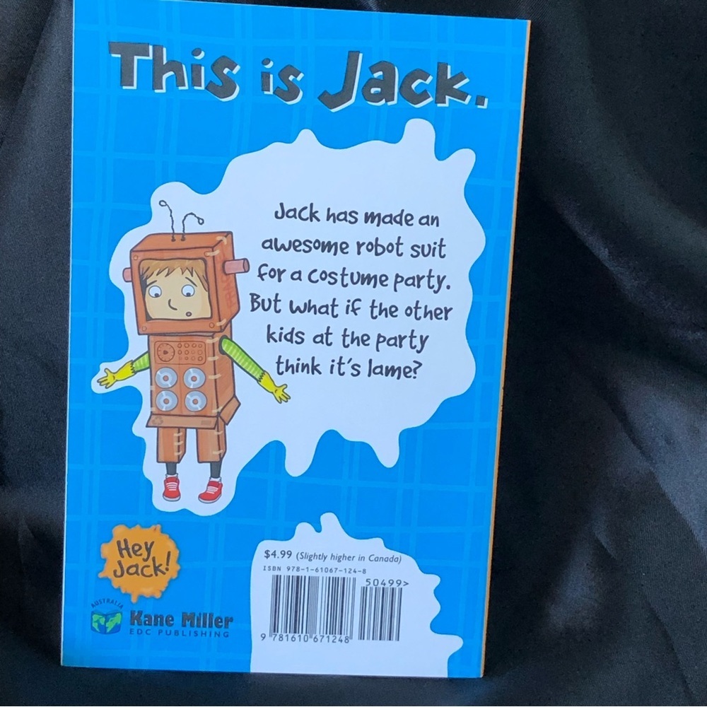 🎉NWT Hey Jack! Book “The Robot Blues” by: Sally Rippin Readers age 5-7yr - Picture 2 of 6